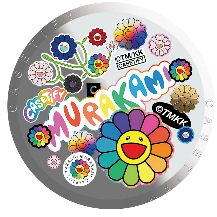 TAKASHI MURAKAMI x CASECASE: BLOOM ĐẦY ĐỦ SNAPAPPYTM Kẹp giữ vòngTM Giá đỡ kẹp Tương thích từ tính