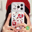 Ốp Điện Thoại Mèo Kitty Dễ Thương Cho OPPO A6 A6i A6S A6T A6X A5 A5M A5S A5X A5i A3 A3X A3S A3i Pro Plus A2X A1X A1S A1 Pro 5G 4G Vỏ Da PU Hoạt Hình Ins Phong Cách 3D Vỏ Mềm