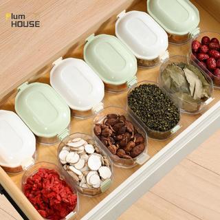 PlumHOUSE Hộp Bảo Quản Gia Vị Nhà Bếp Hành Gừng Tỏi Tươi Hộp Bảo Quản Thực Phẩm Nhiều Lớp Niêm Phong Chống Ẩm Bình Đựng Gia Đình VN