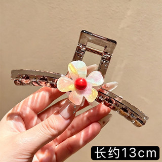 MEOWU Kẹp Tóc Trong Hoa Xà Cừ Size Lớn 13cm
