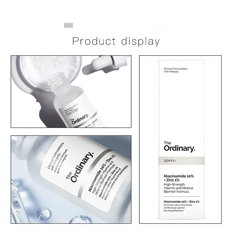 The Ordinary Niacinamide Serum – Giảm Dầu Thừa, Hỗ Trợ Mờ Thâm Và Se Lỗ Chân Lông