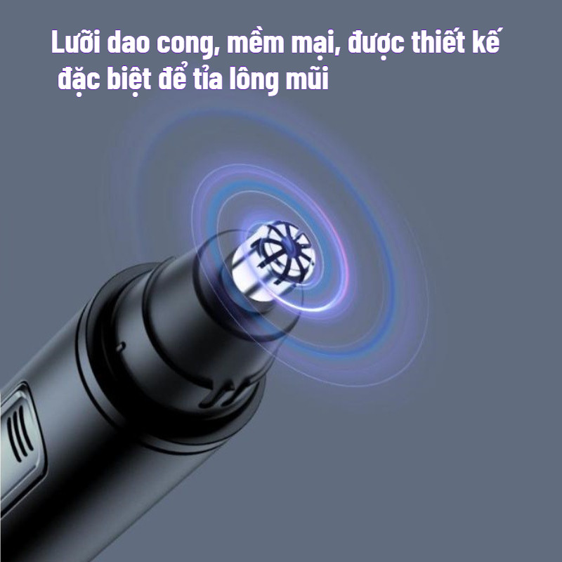 Máy tỉa lông mũi màn hình LED kỹ thuật số, máy tỉa lông mũi điện, giá đỡ máy tỉa lông mũi, giao diện Type-C