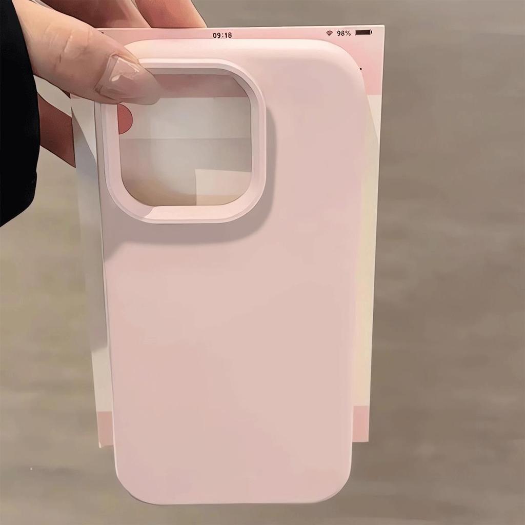 Ốp lưng mềm mịn "gạo nếp" lỗ camera rộng cho iPhone 17/16/15/14 - Dễ lắp, không cấn