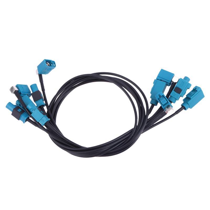 JCSYFAC Fakra Z Nam Đến Fakra Z Nữ 90 Độ Ja Điều Hướng Xe GPS Ăng Ten Adapter Cáp Nối Dài RG174 RF Đồng Trục Pigtail Mới
