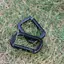 1PC Vòng Vuông Carabiner Bules Lò Xo Carabiners Móc Khóa Kẹp Móc Khóa Ngoài Trời Bapa Mặt Dây Chuyền Bules Dụng Cụ Cắm Trại Mới
