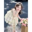 Mùa hè Phong cách mới cho bé gái Cổ búp bê dễ thương Không tay Chấm bi Đầm công chúa mỏng mùa hè