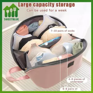 SWEET Đa Năng Đồ Lót Túi Bảo Quản Quần Áo Du Lịch Áo Ngực Sos Chia Túi Tổ Chức Nữ Di Động Mỹ Phẩm Đồ Giặt Túi n
