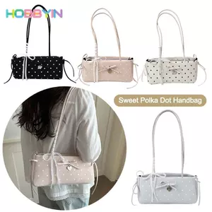 Túi Đeo Vai HOBBYIN, Túi Gối Chấm Bi Y2k, Dây Đeo Vai Dài Thời Trang Dung Tích Lớn Với Túi Xách Nữ Quyến Rũ
