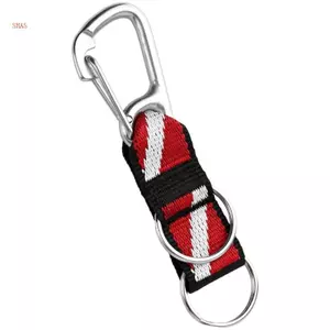 Kẹp dây lặn Shas Scubas với vòng D Dây đeo chống thất lạc cho hoạt động dưới nước