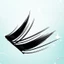 9-12mm C Curl Fluffy DIY Eyelash Extensions Mềm mại dày đặc Lông mi đen cho người mới bắt đầu