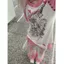 Đẫm Máu Thiên Thần y2k Đinh Tán Độc Đáo Văn Hóa Châu Á Raglan Khâu Vai Phối Ren Top oversize Hot Girl Áo Thun Tay Ngắn 5