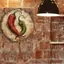 HELLOYOUNG Vintage Kim Loại Tín Hiệu Retro Ớt Nghệ Thuật Treo Tường Cho Nhà Bếp Thanh Cafe Trang Trí Nhà