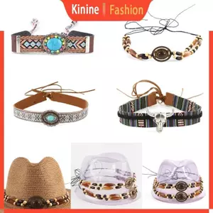 KIN Mũ Cao Bồi Ban Nhạc Mexico Mũ Ban Nhạc Mũ Phương Tây Đai Dây DIY Mũ Ban Nhạc Hatband