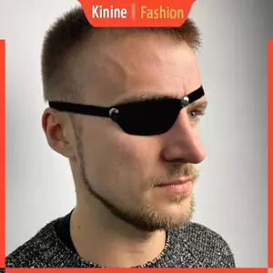 KIN Thời Trung Cổ Miếng Dán Mắt Da Vintage Bao Da Mắt Dành Cho Nam Halloween LARP Cosplay