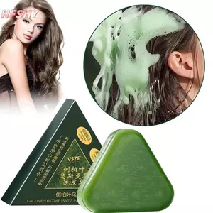 Xà phòng dầu gội thảo dược tự nhiên HFSHY Usman Grass & Platycladus Xà phòng thủ công Nuôi dưỡng tóc, kiểm soát dầu, sảng khoái, chăm sóc tóc mềm mại và êm dịu 120g VN