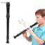 Toyuvn Fesjoy Soprano ABS Phong Cách Đức Nhạc Cụ Ghi Âm Cho Trẻ Em Dễ Dàng Bấm Ngón Lý Tưởng Hiện Tại Trẻ Em Màu Đen