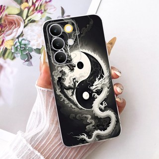 Dành Cho Realme C85 Pro 2025 Mới Cool Tiger Dragon Họa Tiết Vỏ Điện Thoại RealmeC85 C 85 Pro 5G Silicon Mềm TPU