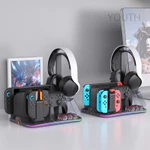 [MỚI] Dành cho đế sạc đa chức năng Nintendo Switch 2\ 1 Đế làm mát bảng điều khiển Switch và đế lưu trữ sạc kèm phụ kiện RGB — ảnh 1