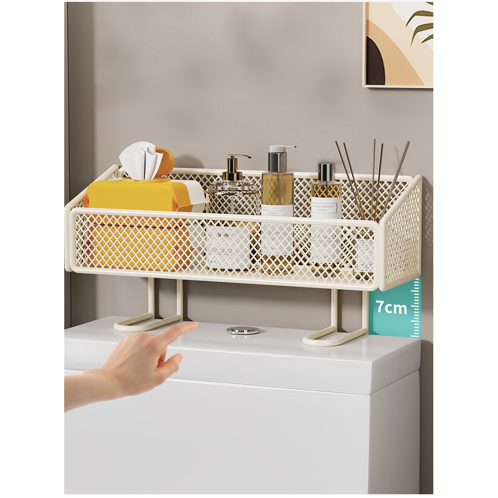 Kệ đa chức năng trong phòng tắm-Giá đựng giấy vệ sinh treo tường, Bảo quản Gel tắm dầu gội, Tiết kiệm không gian, Chống rỉ sét