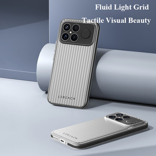 Ốp điện thoại mờ gợn sóng Lereach cho Xiaomi Poco F8 Ultra / F8 Pro Chống trượt, Mỏng, Chống vân tay, Tùy chọn nhiều màu