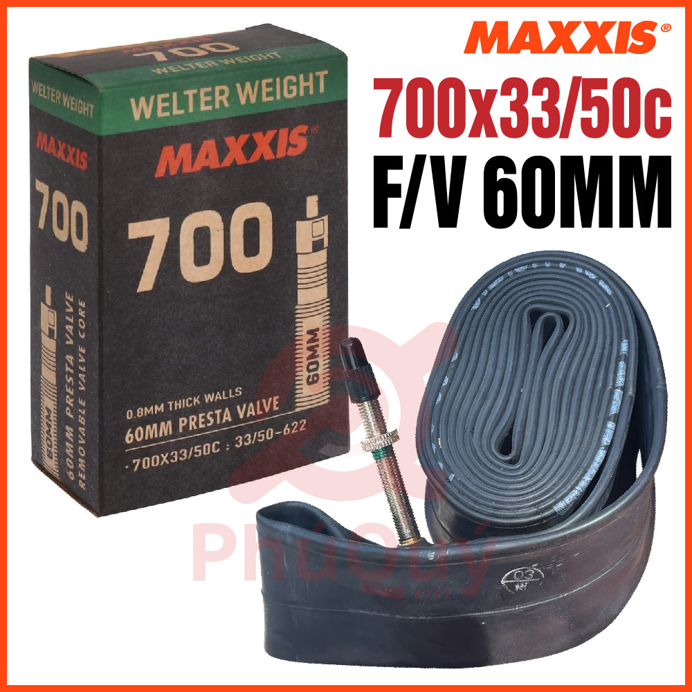 RUỘT MAXXIS VN 700 x 33/50c VAN NHỎ FV 60MM