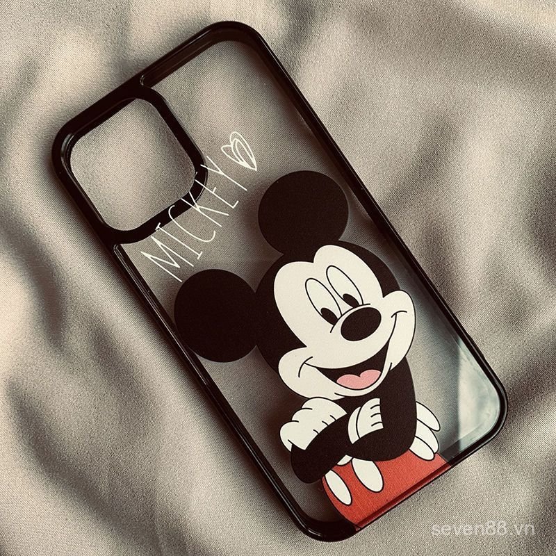 Ốp Điện Thoại Thích Hợp Cho iPhone 7 8 X XS XR XSMAX 11 12 13 14 15 16 17 Pro max Plus Air Couple Mickey Minnie Vỏ Bảo Vệ Chống Sốc Bao Gồm Tất Cả WWWM