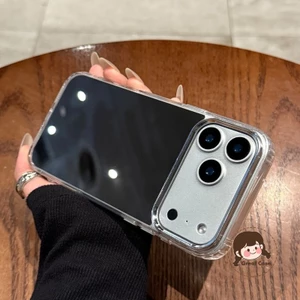 Ốp Điện Thoại Gương Đơn Giản Cho Tecno Camon 40 30 19 17 Pro Spark 20 Pro Plus 10C 10 20 20C 7 7T GO 2024 2023 Pop 8 7 5 LTE Pro 3 5G 4G Gương Trang Điểm Vỏ Trong Suốt Chống Sốc
