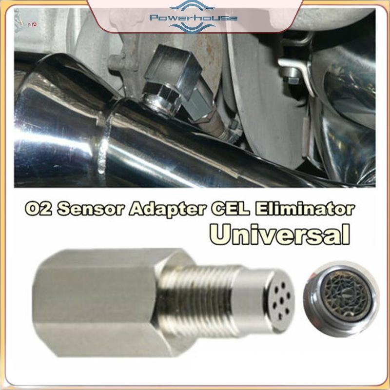 POWER M18 * 1.5 O2 Cảm biến oxy Spacer CEL Eliminator, Kiểm tra đèn động cơ, Trình mô phỏng chất xúc tác, Bộ chuyển đổi bằng thép không gỉ 304.
