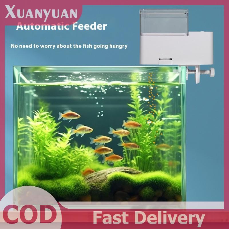 XUAN LED Bể Cá Kỹ Thuật Số Cá 500ml Kỹ Thuật Số Thông Minh Tự Động Ăn Cá Có Hẹn Giờ Cho Thú Cưng Ăn Cá Thực Phẩm VN