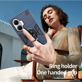 Dành Cho Redmi Turbo 4 Pro 5G / POCO F7 Ốp điện thoại Nhẫn Đứng Giáp Lưng Cứng Bảo Vệ Hạng Nặng Khung TPU Mềm Chống Sốc Mỏng Bao
