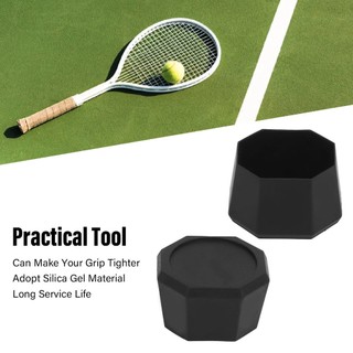 MODOMINO 2 Chiếc Vợt Tennis End Cover, Thay Thế Vợt Tennis Màu Đen Mũ Mông, Phụ Kiện Quần Vợt ABS Lớn Pickleball Mái Chèo Mái Chèo Pickleball