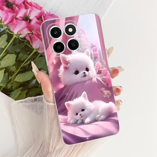 Dành Cho Honor X6c Ốp Lưng NIC-LX1 NIC-LX2 NIC-LX3 Vỏ Silicon Mềm Hình Rồng Sói Sư Tử Cho HonorX6c X 6C 4G Vỏ