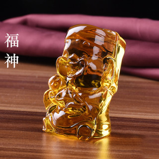 Citrine Bằng Kính Thần Tài Cornucopia Đồ Trang Trí Fu Lu Shou Xi Năm Thần Tài Pha Lê Mở Quà Tặng Thần Tài