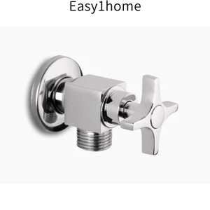Van Tam Giác Hoàn Toàn Bằng Đồng Kohler, Van Góc Đa Năng Hình Chữ Thập K-12066T Nước Nóng Lạnh, Lõi Van Gốm 2