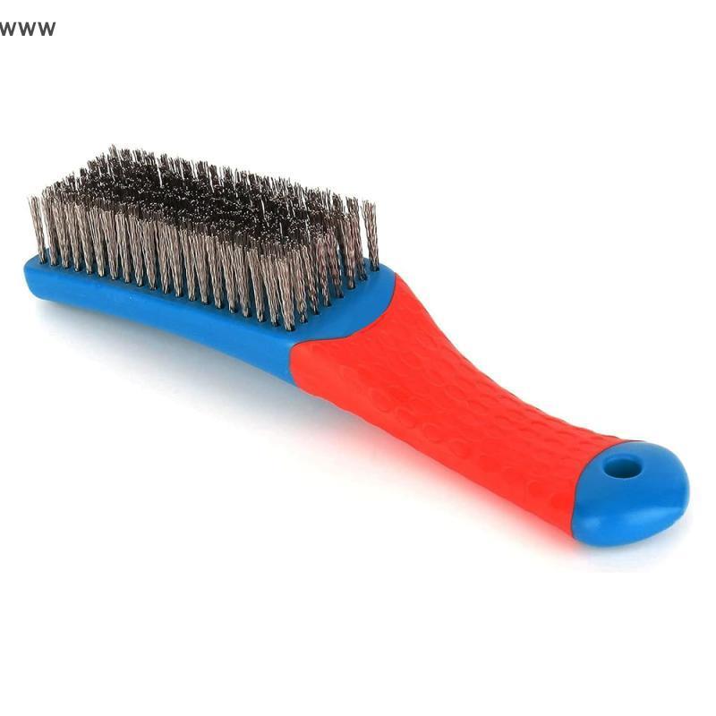 COD Stainless Steel Wire Brush with Plastic Handle - Rust, Slag, Dirt, Paint Removal Heavy Duty new