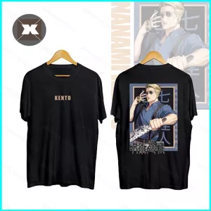GN Jujutsu Kaisen - Áo thun Nanami Kento Tay Ngắn Áo Thời Trang Gojo Satoru Anime Unisex Tee Áo Sơ Mi Plus Size