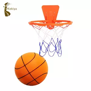 Bóng Rổ Im Lặng Xốp Thực Hành Bóng Mini Hoop Bộ Tiếng Ồn Thấp Bouncing Đồ Chơi Cho Phòng Trẻ Em Huấn Luyện Thể Thao