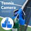 Giá đỡ máy ảnh lưới tennis PS1 Giá đỡ điện thoại Giá đỡ máy ảnh quần vợt cho cầu lông và bóng dưa chuột SP1