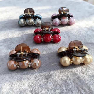 Mùa Xuân Mùa Hè Đỏ Nửa Hạt Tóc Nhỏ Lấy Kẹp Mũ Đội Đầu Nữ Cảm Thấy 2026 Phong Cách Mới Đầu Lưng Cá Mập Tóc 4OYJ