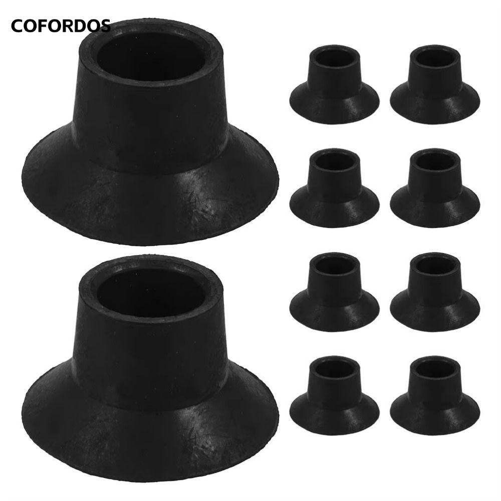 COFORDOS 4 Thảm lót chân bếp gas, Mũ chân bạt lò xo chống mài mòn thay thế, Cốc hút Bếp gas đa năng im lặng Tấm lót chống trượt cho bếp gas và tấm bạt lò xo