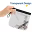 < WHPHous-t > Hành lý du lịch trong suốt Sử dụng chuyến bay chống rò rỉ Túi chống nước trang điểm cho nữ Túi vệ sinh an ninh sân bay có thể tái sử dụng Đẹp
