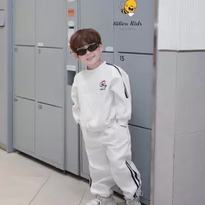 Bộ quần áo THỂ THAO PHỐI SỌC HEY BOY cho bé trai, Bộ quần áo thu đông dài tay cho bé