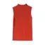 PNPIA- Summer Retro Half Turtlene Dệt Kim Tank Top Nữ Màu Trơn Không Tay Slim Vest