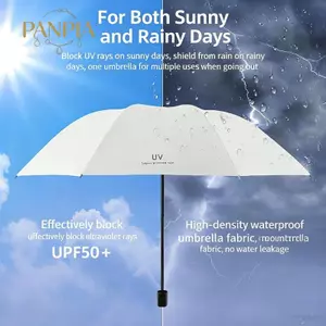 PNPIA- Ô chống nắng gấp ba lần UV Blo Du lịch di động Ô mưa Thiên nhiên Sử dụng ngoài trời