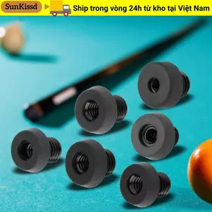 SUNKISSD 1 Cái Vít Cắm Sau, Khối Cue Bể Bơi Mông Bida Cue Cản, Cao Su Bida Nối Dài Phụ Kiện Nắp Đáy Bảo Vệ Cản Dưới Cho MEZZ / Universal / HOW / PERI