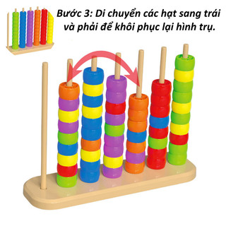 【BabyJoy】Trò chơi xếp chồng theo màu sắc,giáo dục nhận diện và học tập sớm cho trẻ em