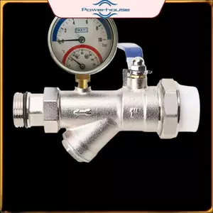 Đồng hồ đo áp suất và nhiệt kế 2 trong 1 công suất 10 thanh Nhiệt độ và đồng hồ đo áp suất 0-120°Đồng hồ đo nhiệt độ và áp suất C.