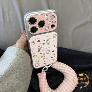 Cho IPhone 15 11 16 12 17 13 14 Pro Max 17 Air 14 Plus Phim hoạt hình toàn màn hình Kitty Cat Instant Sticker Case