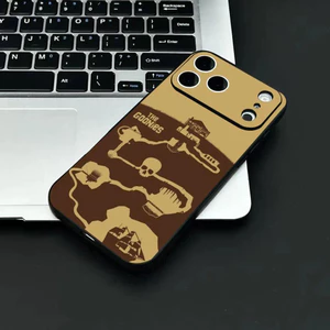 TP-2 Phim G-Goonies Ốp Điện Thoại Cho IPhone 17 16 15 14 13 12 11 Pro Max Plus Mini Đen Mờ Vỏ Mềm Funda