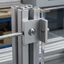 Giá đỡ kệ đai ốc T Slot - Đầu nối gắn bảng điều khiển bên - Chốt lắp ráp nhanh - Bộ phận cố định hồ sơ hợp kim nhôm - Chống ăn mòn, Bền / Miễn phí vận chuyển